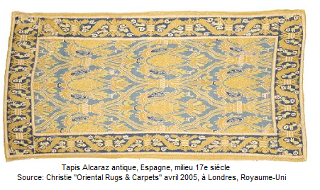 Ancien tapis Alcaraz